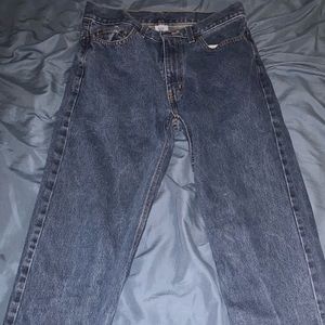 Denim boyfriend jeans